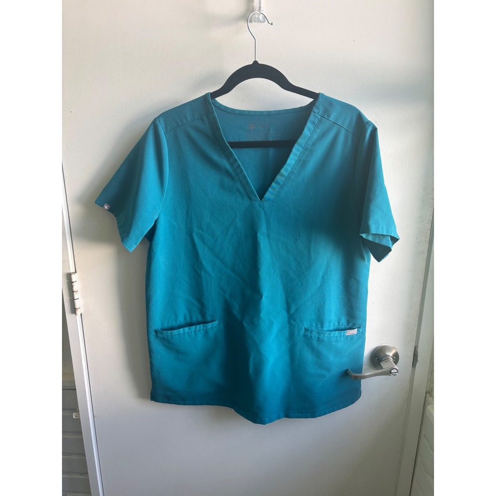 FIGS‎ Casma Three-Pocket Scrub Top Large hospital workwear nurse layered
